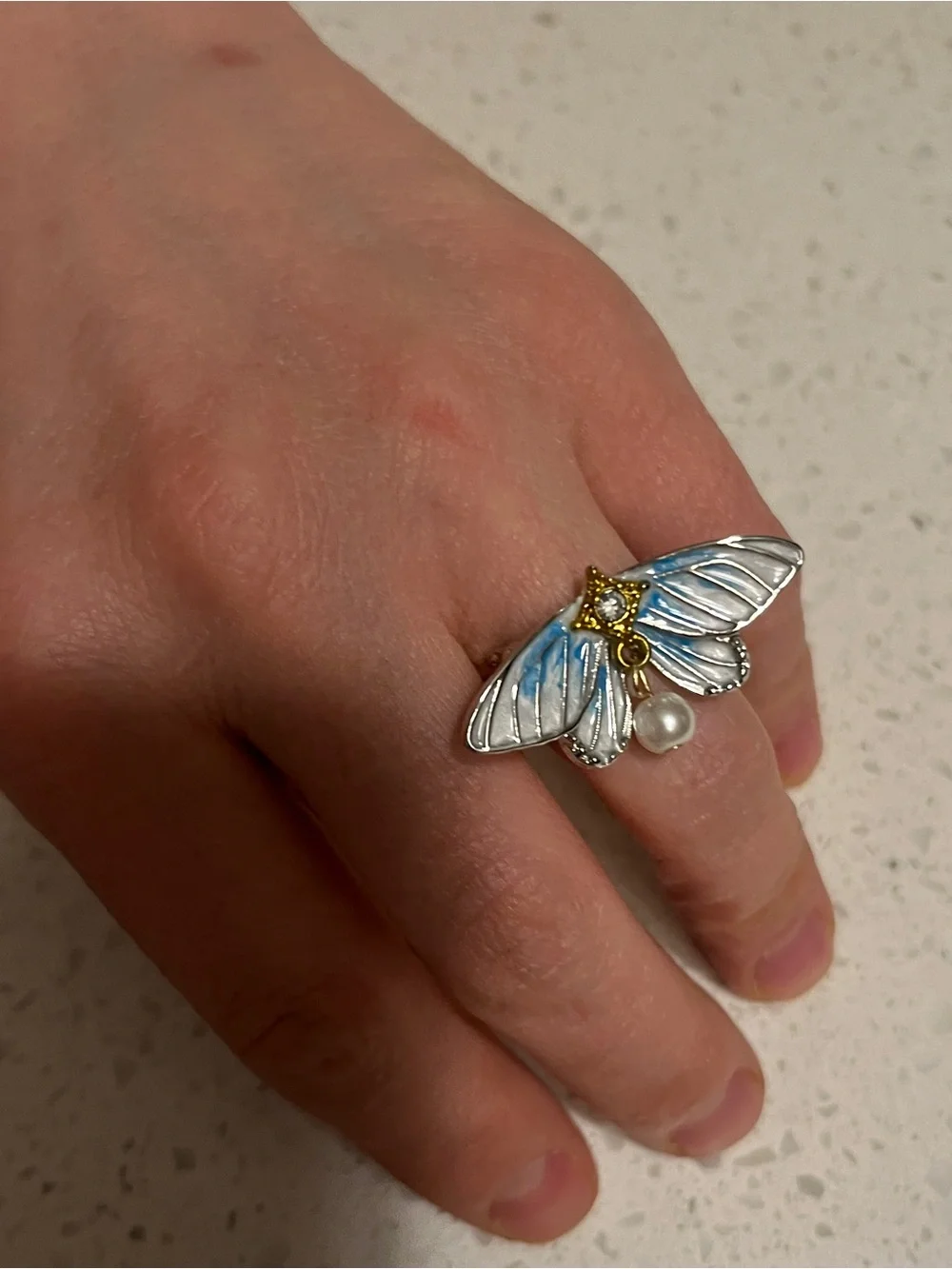 Moth Adjustable Versatile Finger‎ Ring